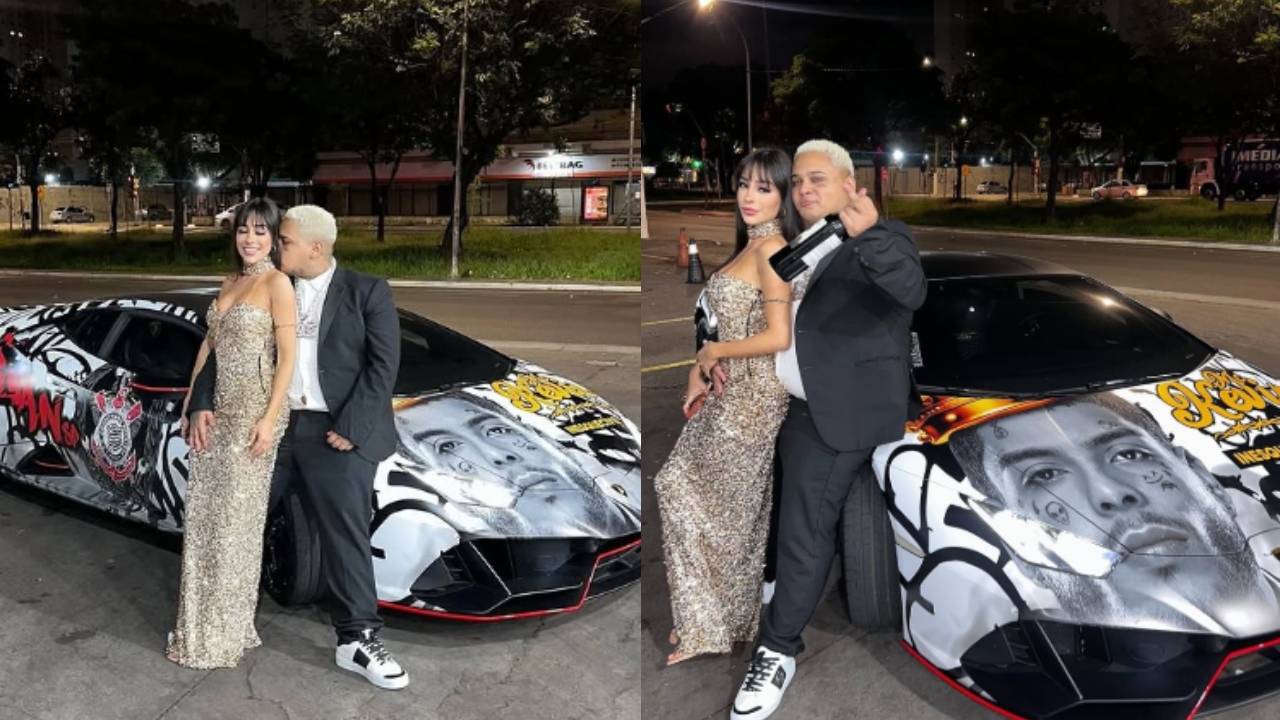 Mc Ryan SP surge com carro avaliado em 4 milhões de reais com rosto de Mc Kevin