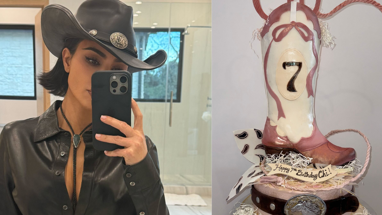 Nada básica! Kim Kardashian celebra aniversário da filha com festa temática country