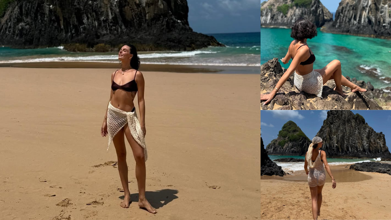 Isis Valverde compartilha momentos especiais da sua lua de mel em Noronha