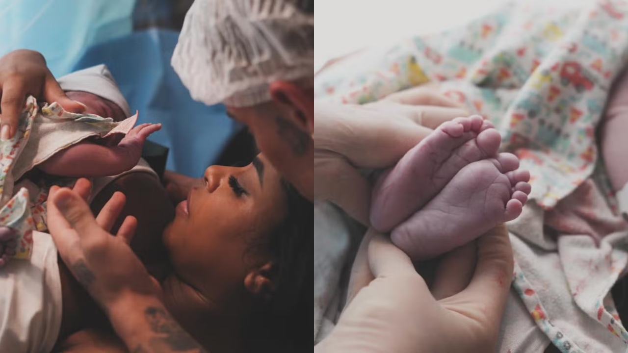 Ele chegou! Mc Daniel anuncia nascimento de primeiro filho com Lorena Maria e revela nome