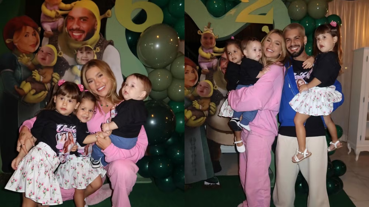 Aniversário da patroa! Virginia ganha festa temática de Shrek para celebrar os 26 anos