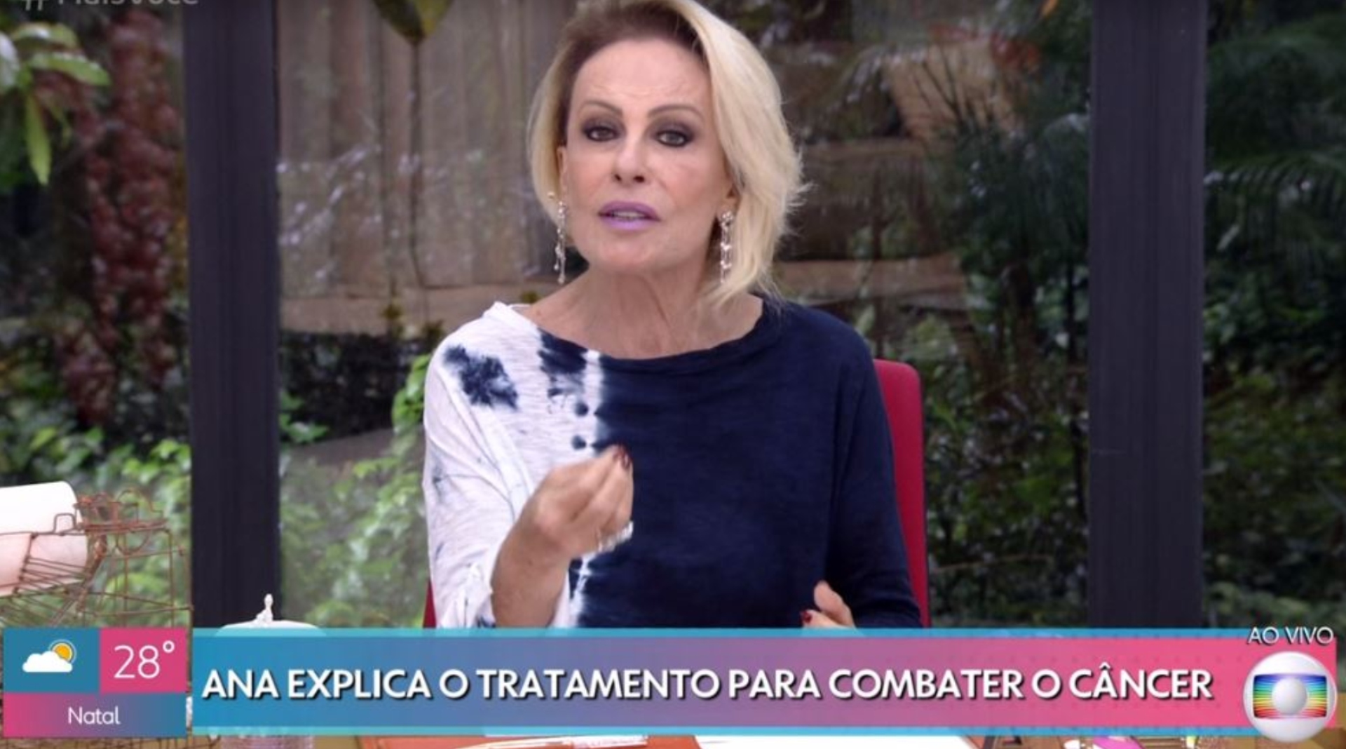 Ana Maria Braga retorna ao ‘Mais Você’ e explica como reduziu câncer pela metade