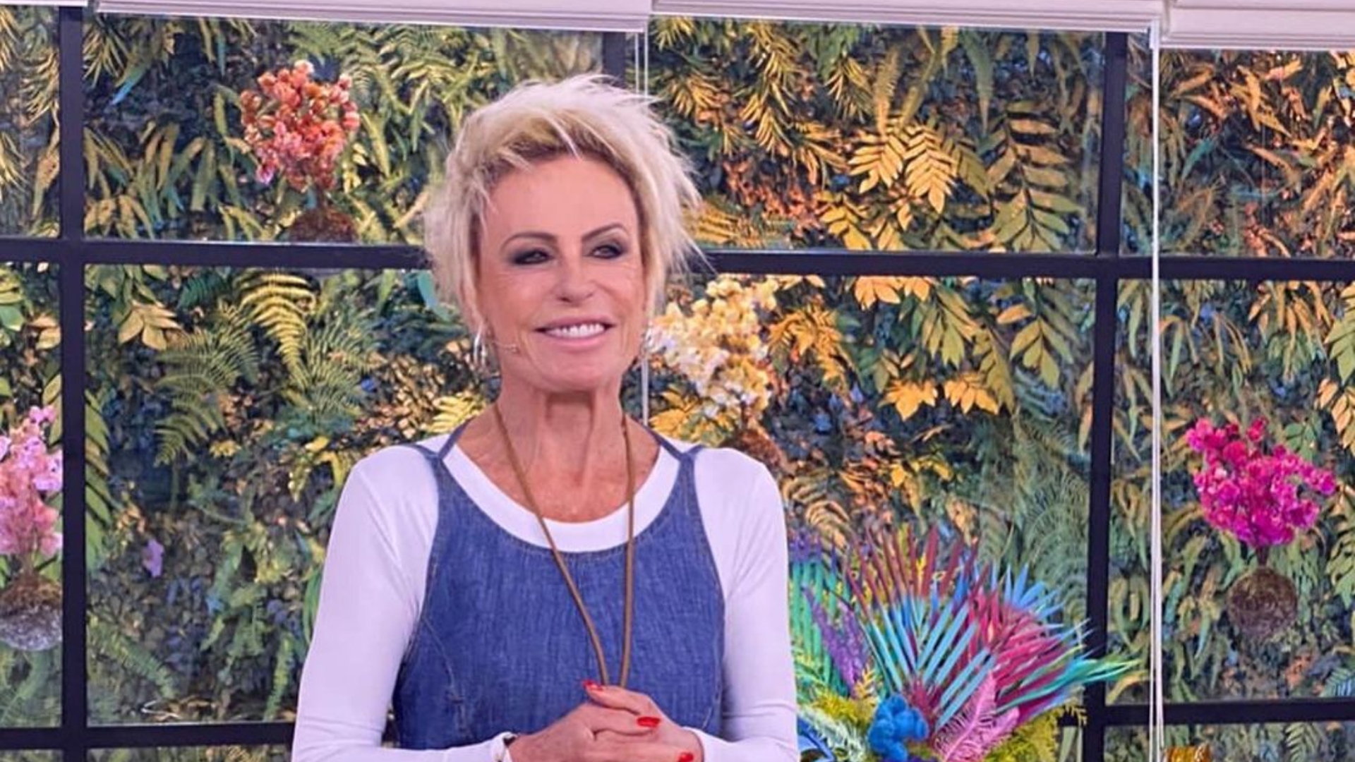 Ana Maria Braga surge com visual completamente diferente no ‘Mais Você’