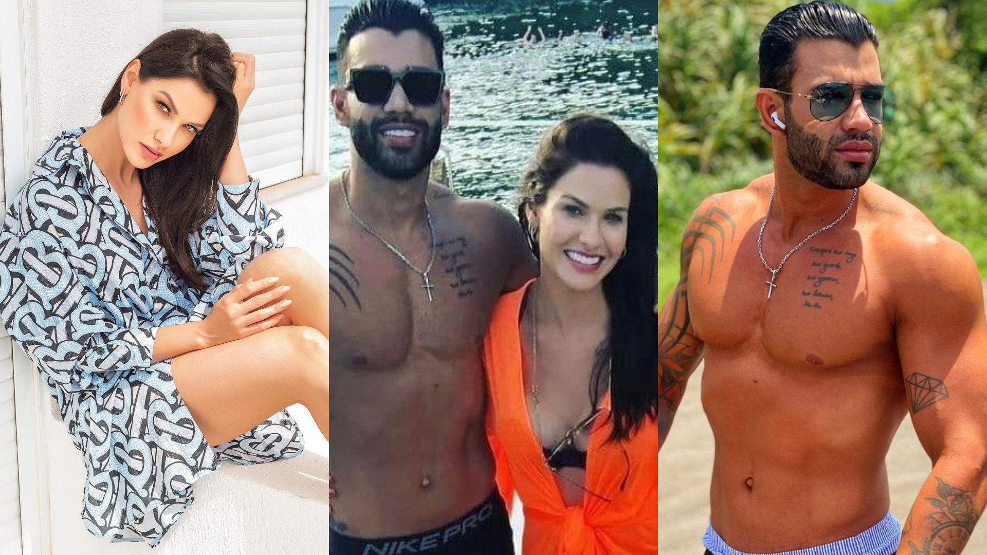 Andressa Suita e Gusttavo Lima postam fotos após flagra: “Um dia de cada vez”