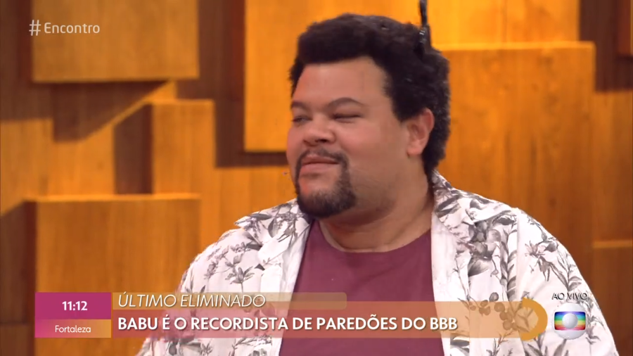 BBB20: No Encontro, Babu rebate acusações de vitimismo e desabafa: “Estava muito depressivo”