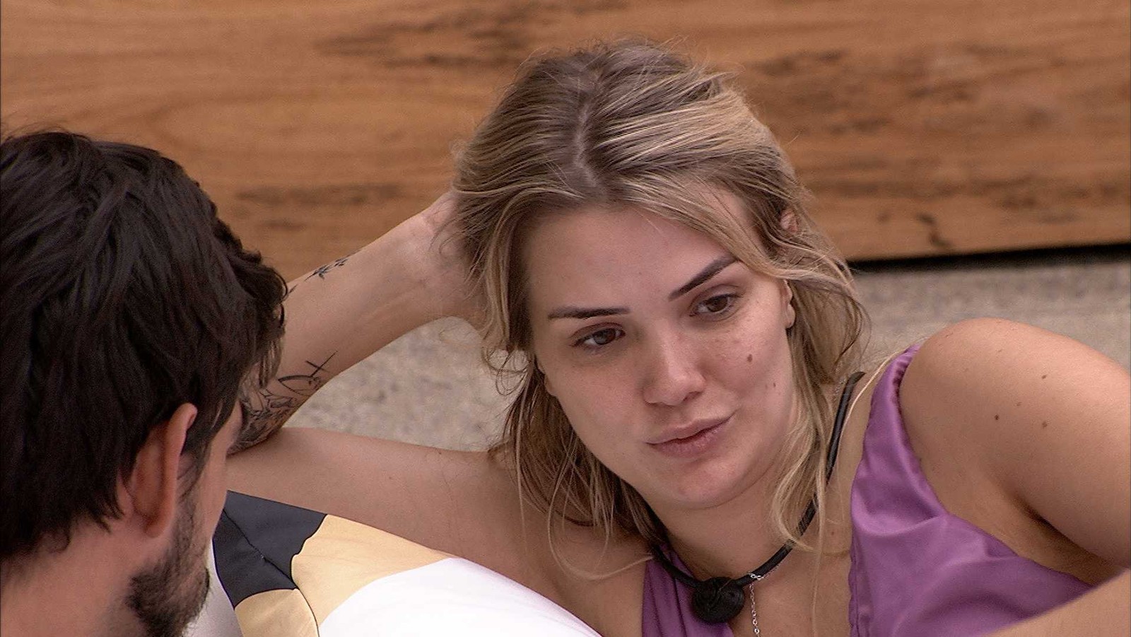 BBB20: Sobre paredão, Marcela confessa para Guilherme: “Gostaria de ir com Victor Hugo”