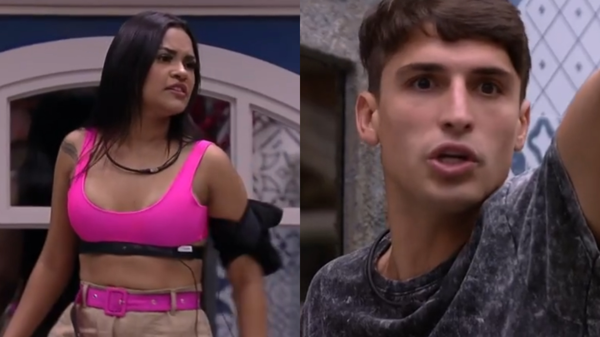 BBB20: Após se safar do Paredão, Flayslane discute com Felipe Prior: “Para mim isso é falsidade”