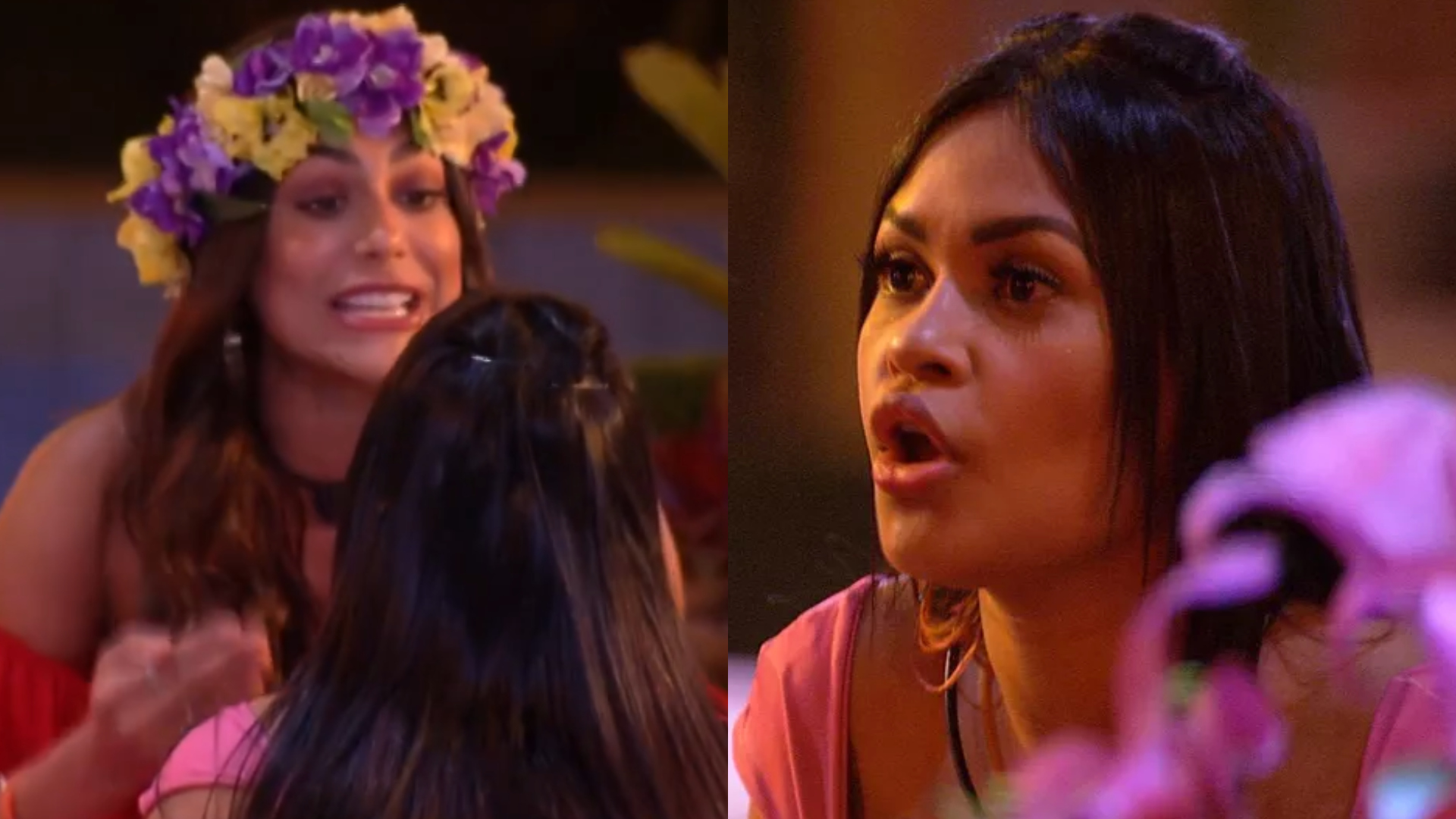 BBB20: Barraco! Mari e Flayslane brigam feio durante festa: “Estão querendo me prejudicar e você está do lado”