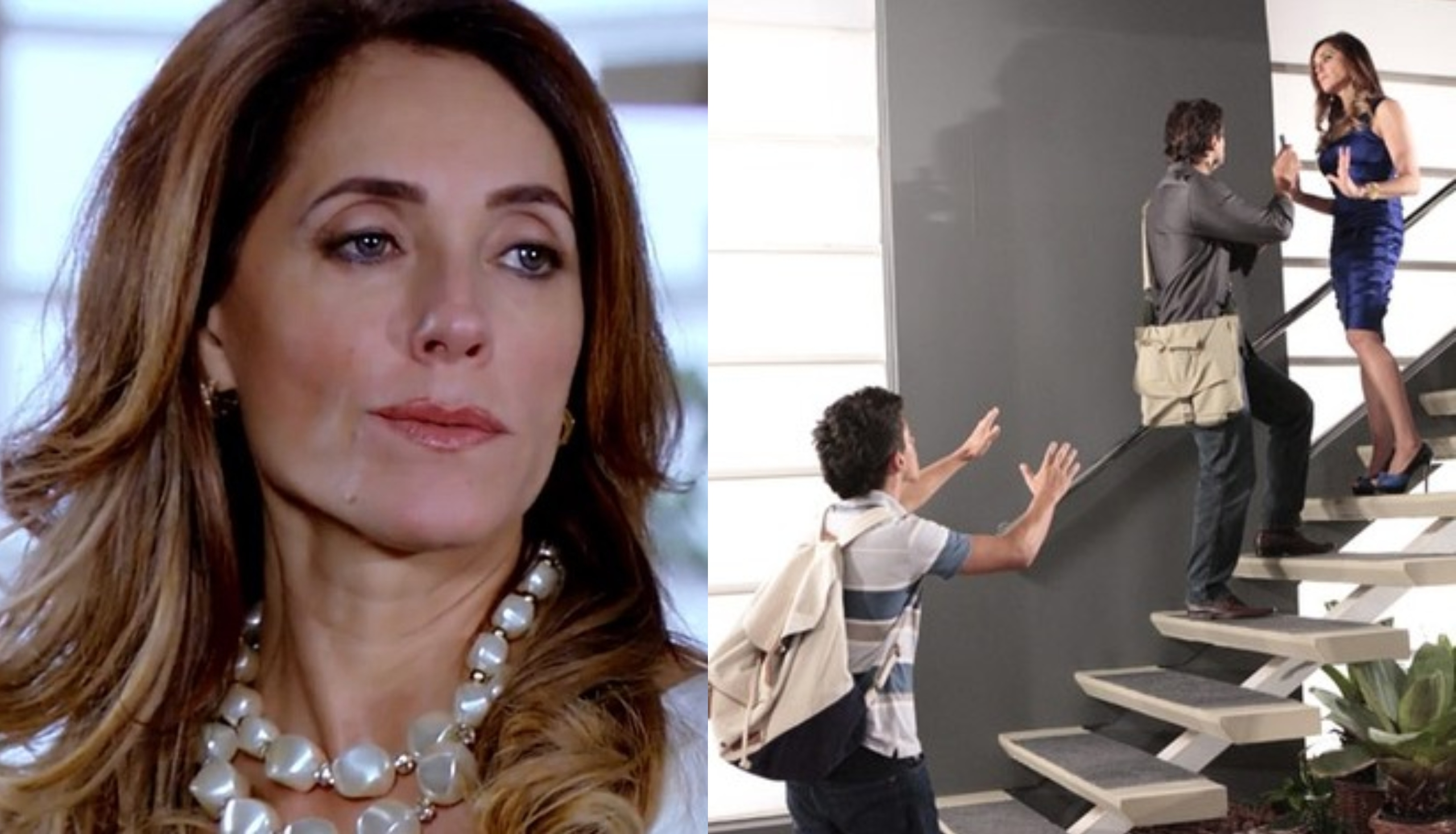 Fina Estampa: Filho de Tereza Cristina flagra a mãe prestes a cometer um assassinato
