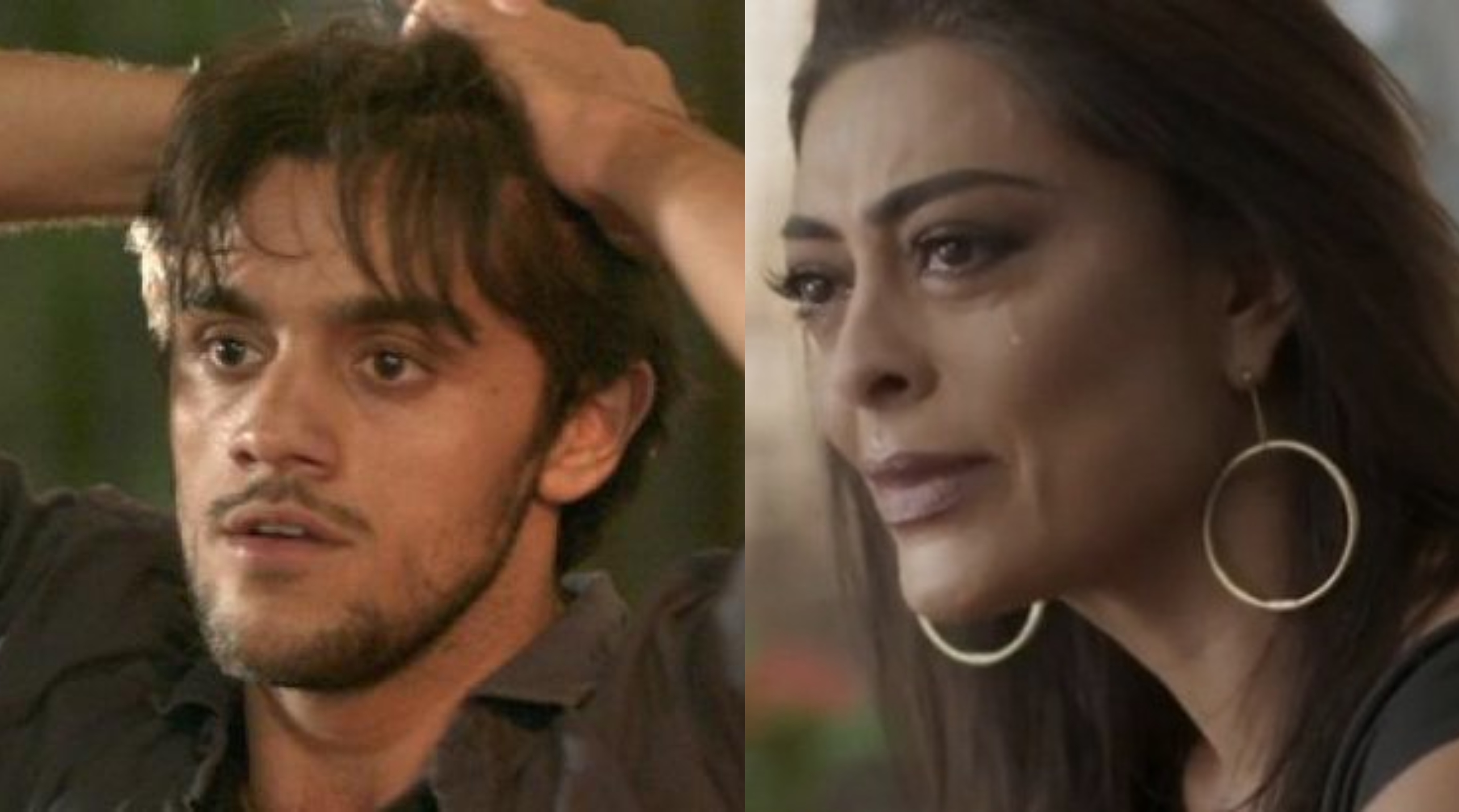 Totalmente Demais: Após flagrarem beijo de Arthur e Eliza, Jonatas e Carol choram juntos