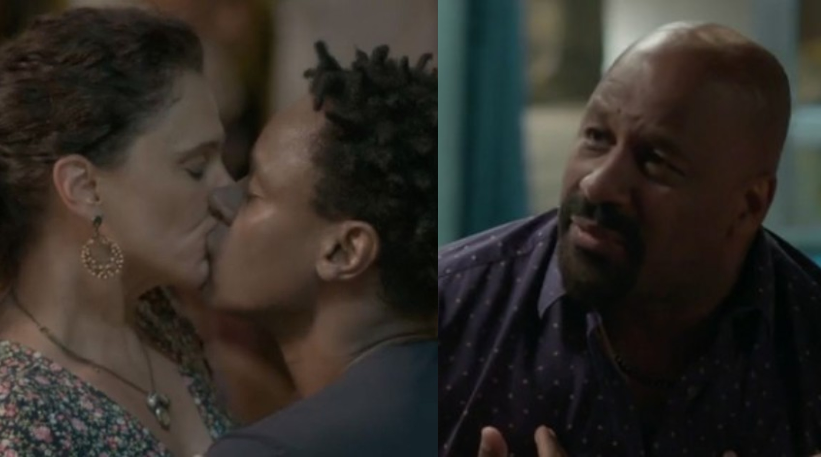 Totalmente Demais: Rosângela e Montanha dão beijaço e Florisval fica louco de ciúmes
