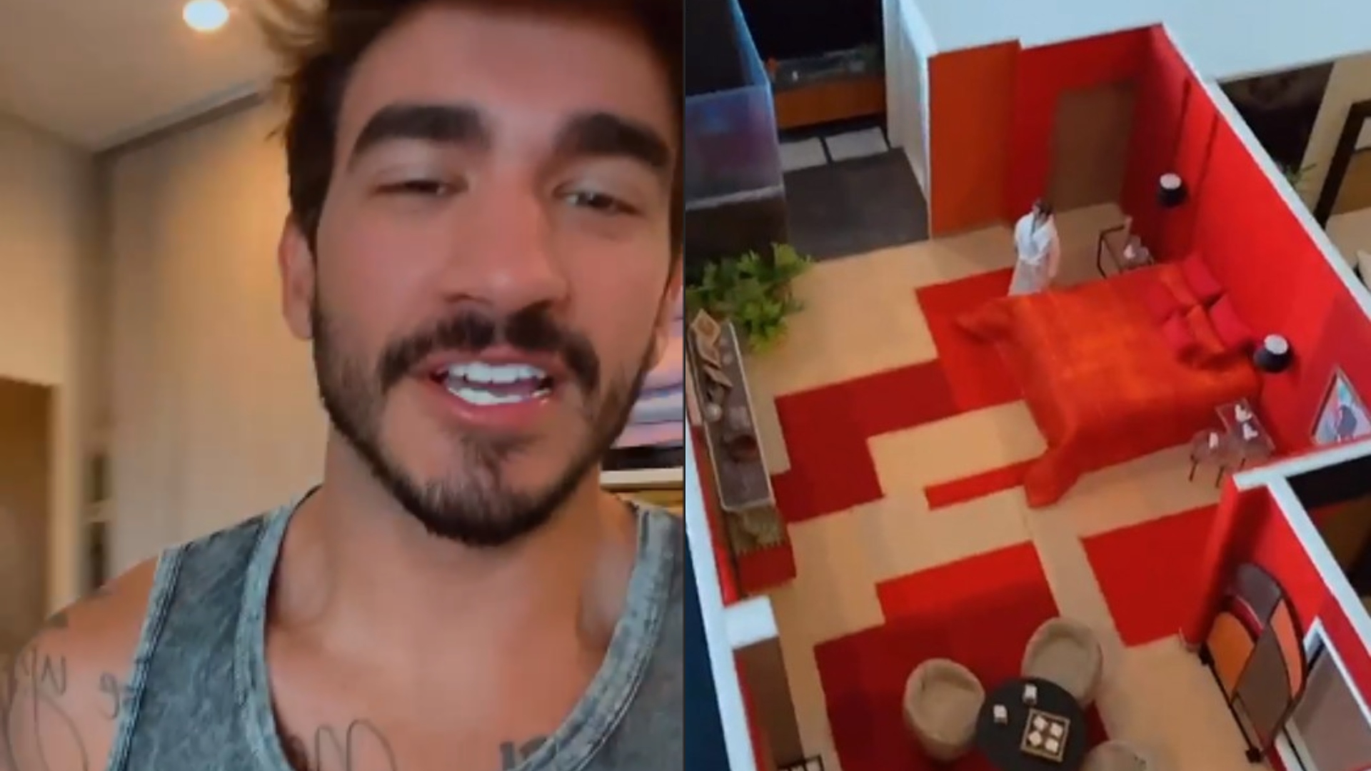 QUANTO AMOR! Guilherme Napolitano ganha miniatura do quarto do líder da edição 20 do ‘Big Brother Brasil’