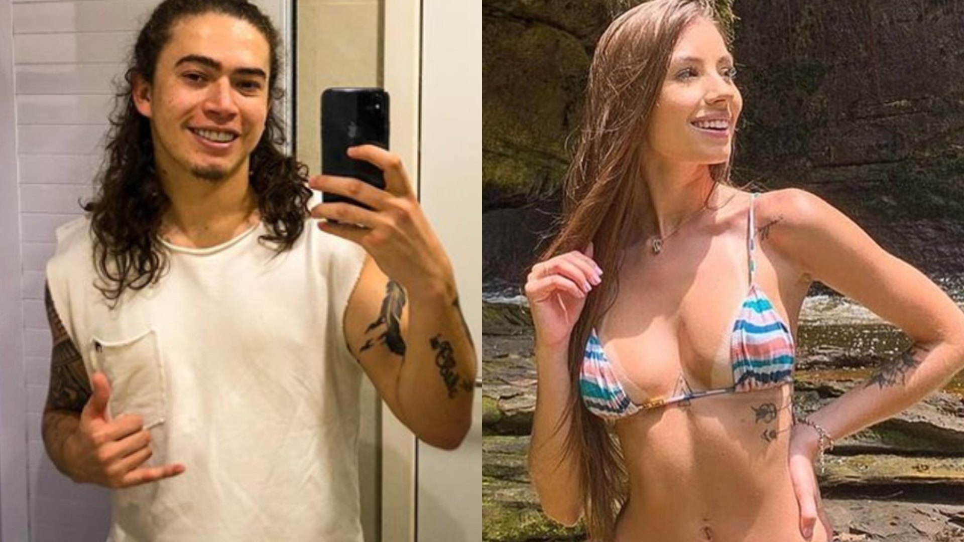 Em clima de romance, Whindersson Nunes posa agarradinho com nova namorada em jatinho particular