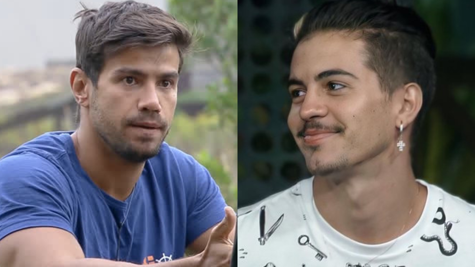 A Fazenda 12: Biel e Mariano confessam troca de olhares antes da abertura do ‘Poder da Chama Verde’ e causam revolta: “Manipulação”