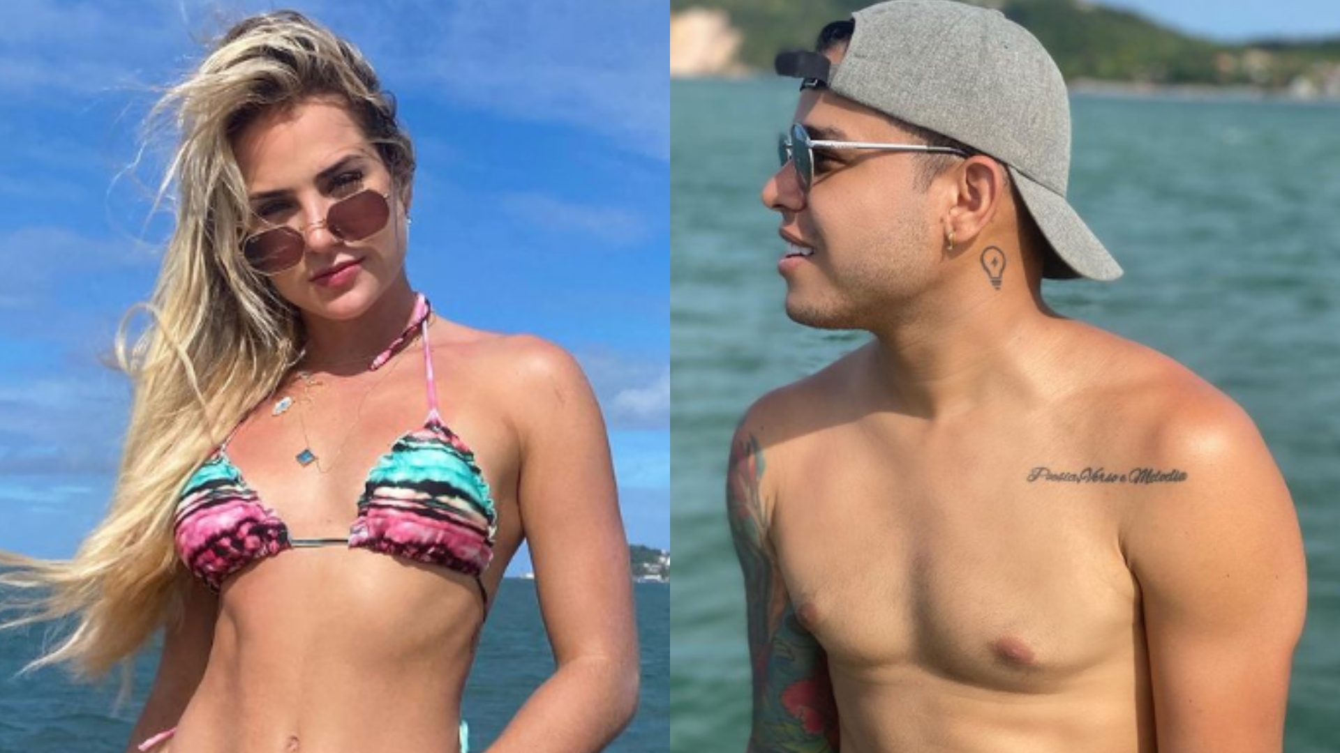 CASAL QUE FALA! Apaixonados, Gabi Martins e Tierry embarcam de jatinho para Noronha