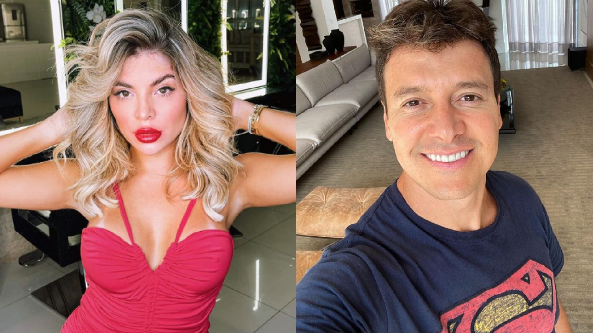 Triste sim, sem glamour jamais! Rodrigo Faro faz convite para Gkay: “Vem sofrer na minha piscina em Angra”