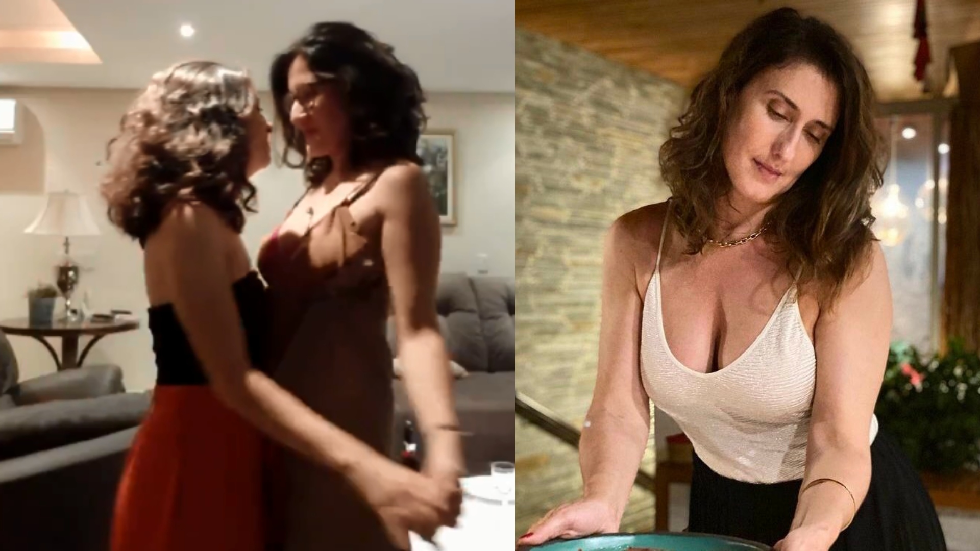 Vídeo de ‘sósia’ de Paola Carosella beijando outra mulher viraliza na web e dá lição de diversidade