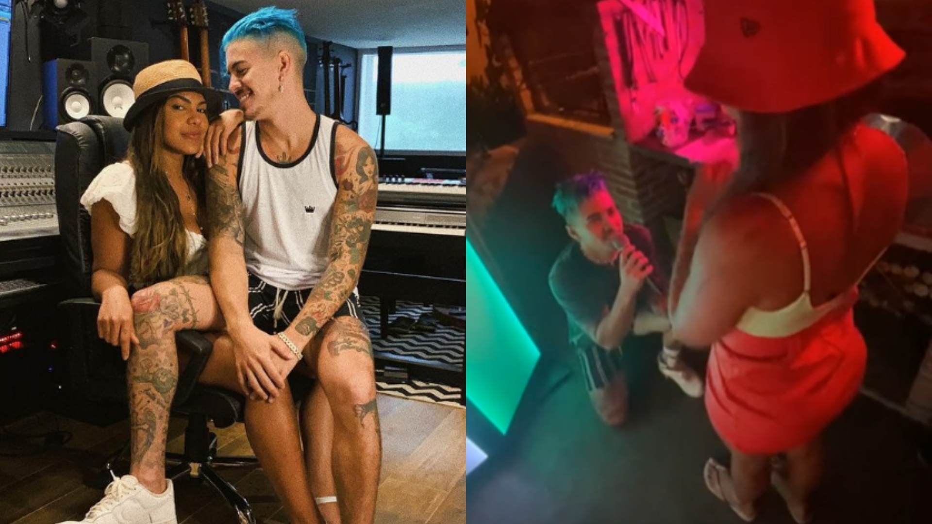 É OFICIAL! Biel faz pedido de namoro mega especial para Tays Reis com direito a beijão e aliança