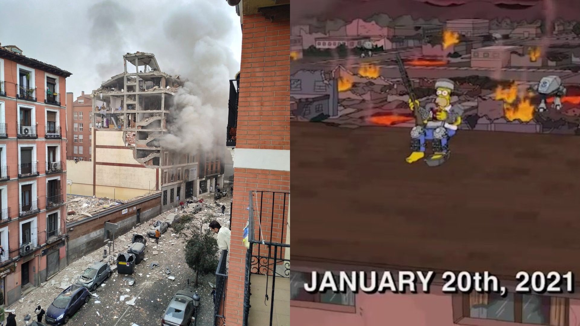 Bizarro! ‘Os Simpsons’ faz ‘previsão’ assustadora sobre explosão em Madri