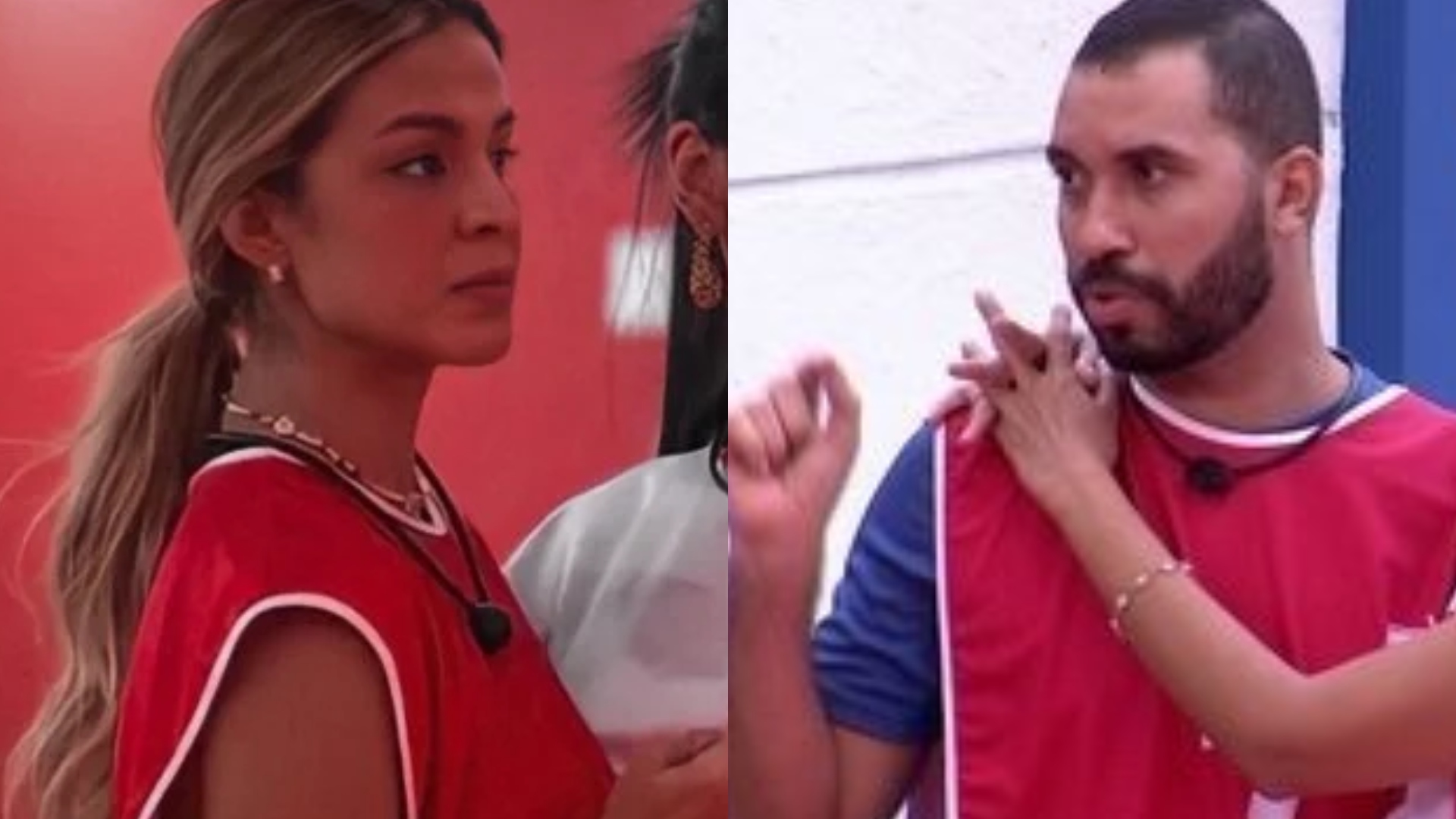 BBB21: Temos a primeira briga! Gilberto e Kerline discutem durante prova: “Não tô aqui pra ficar de palhaço”