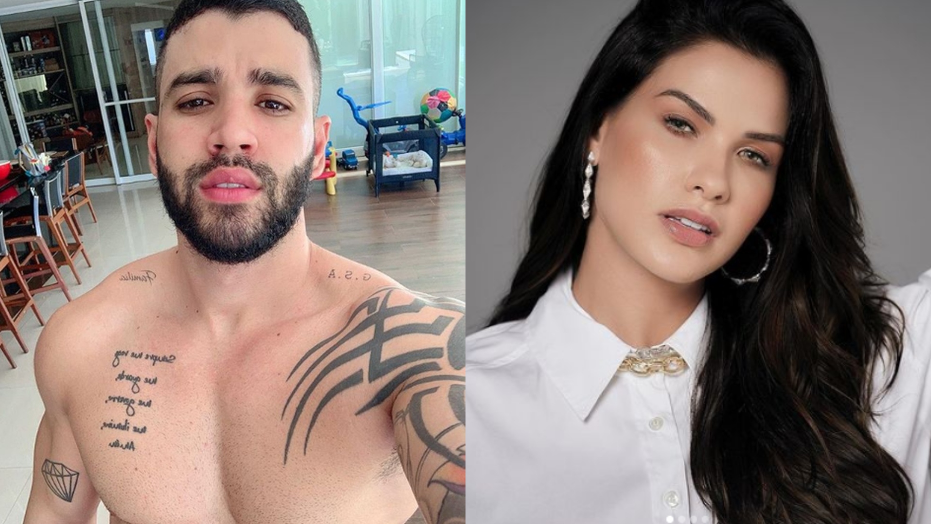 Família unida! Gusttavo Lima curte postagem sobre Andressa Suita e filhos: “Que saudades”