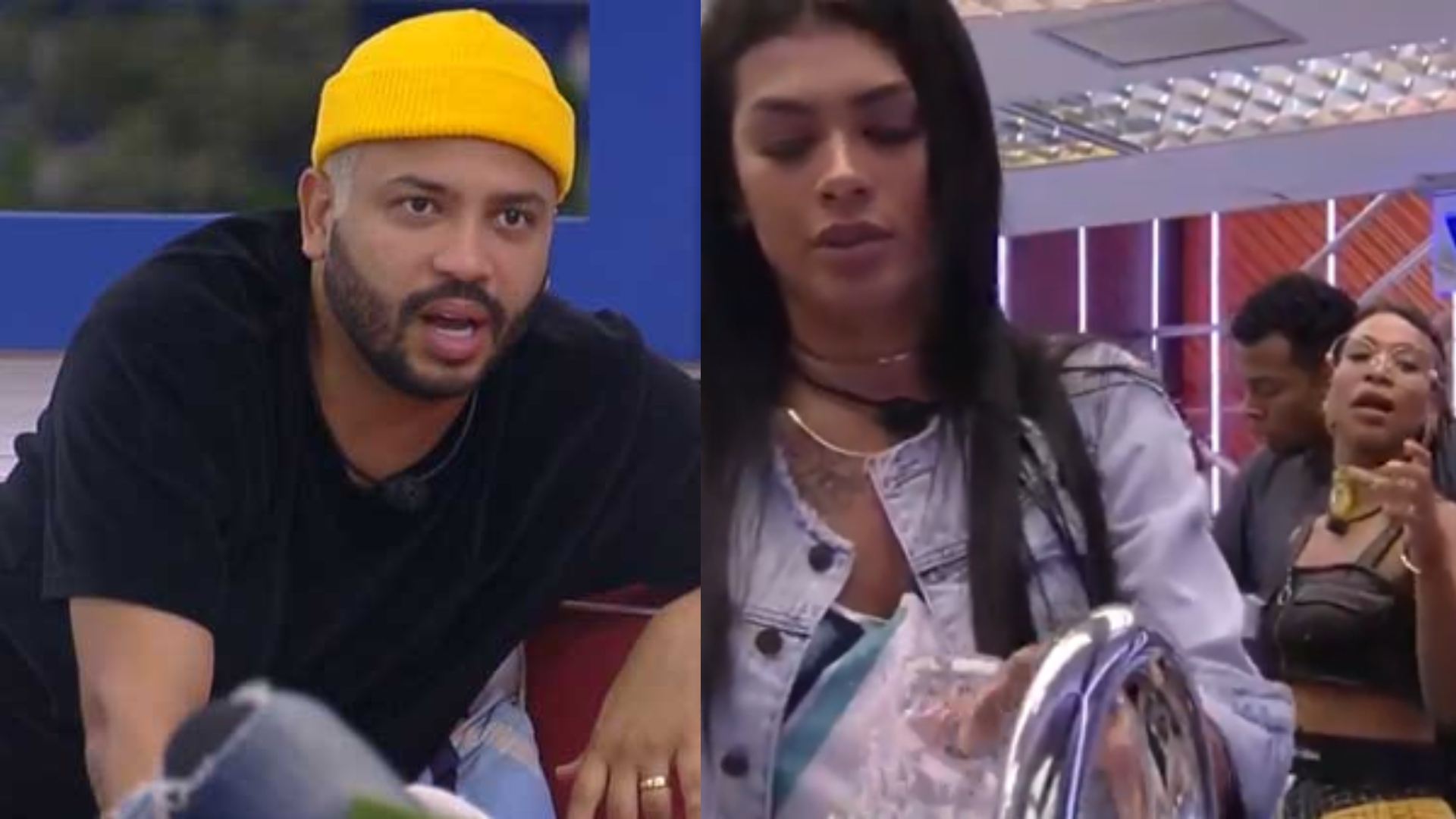 BBB21: Projota e Karol Conká insinuam que Gilberto fosse agredir Pocah: “Seria perfeito”
