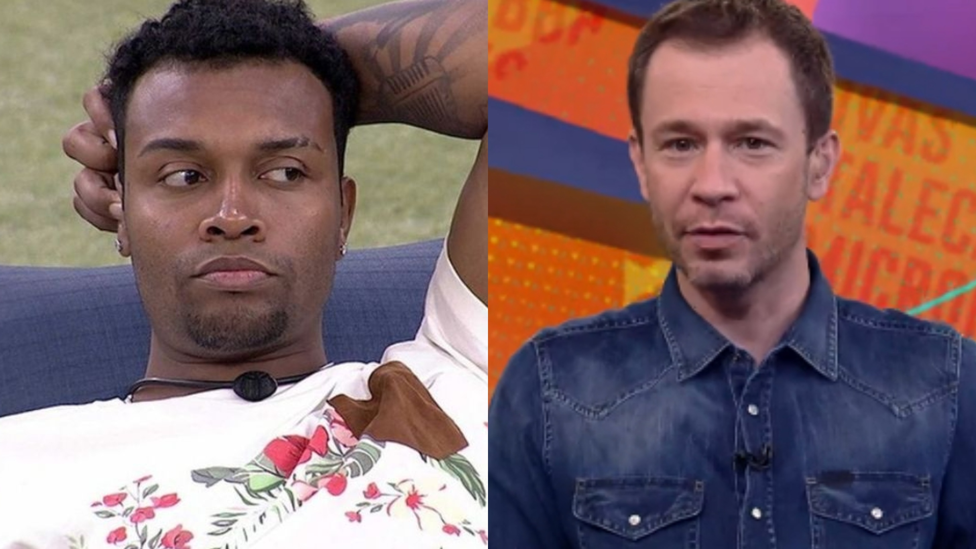 Nego Di faz ameaças ao apresentador Tiago Leifert: “Tá me tirando faz horas”