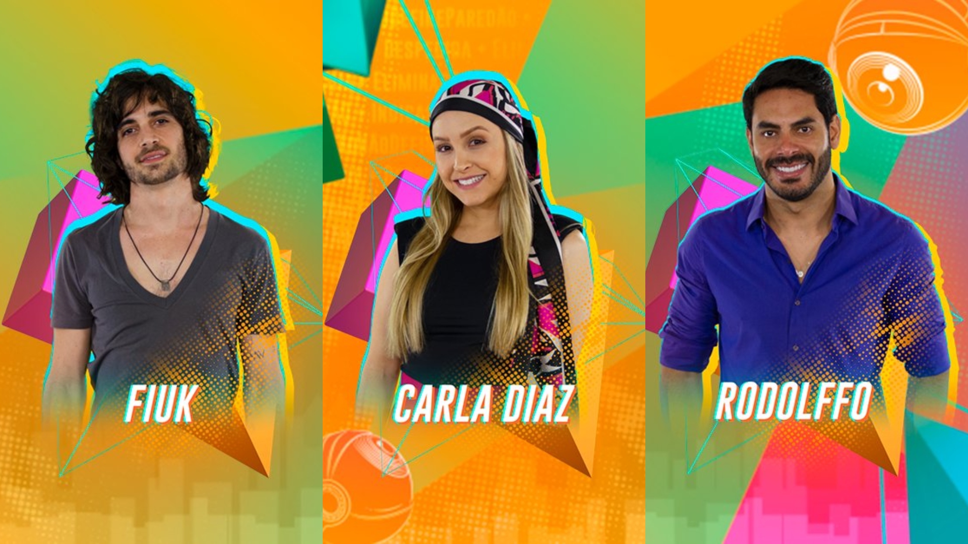 BBB21: Reviravoltas! Fiuk, Carla Diaz e Rodolffo estão no Paredão da semana