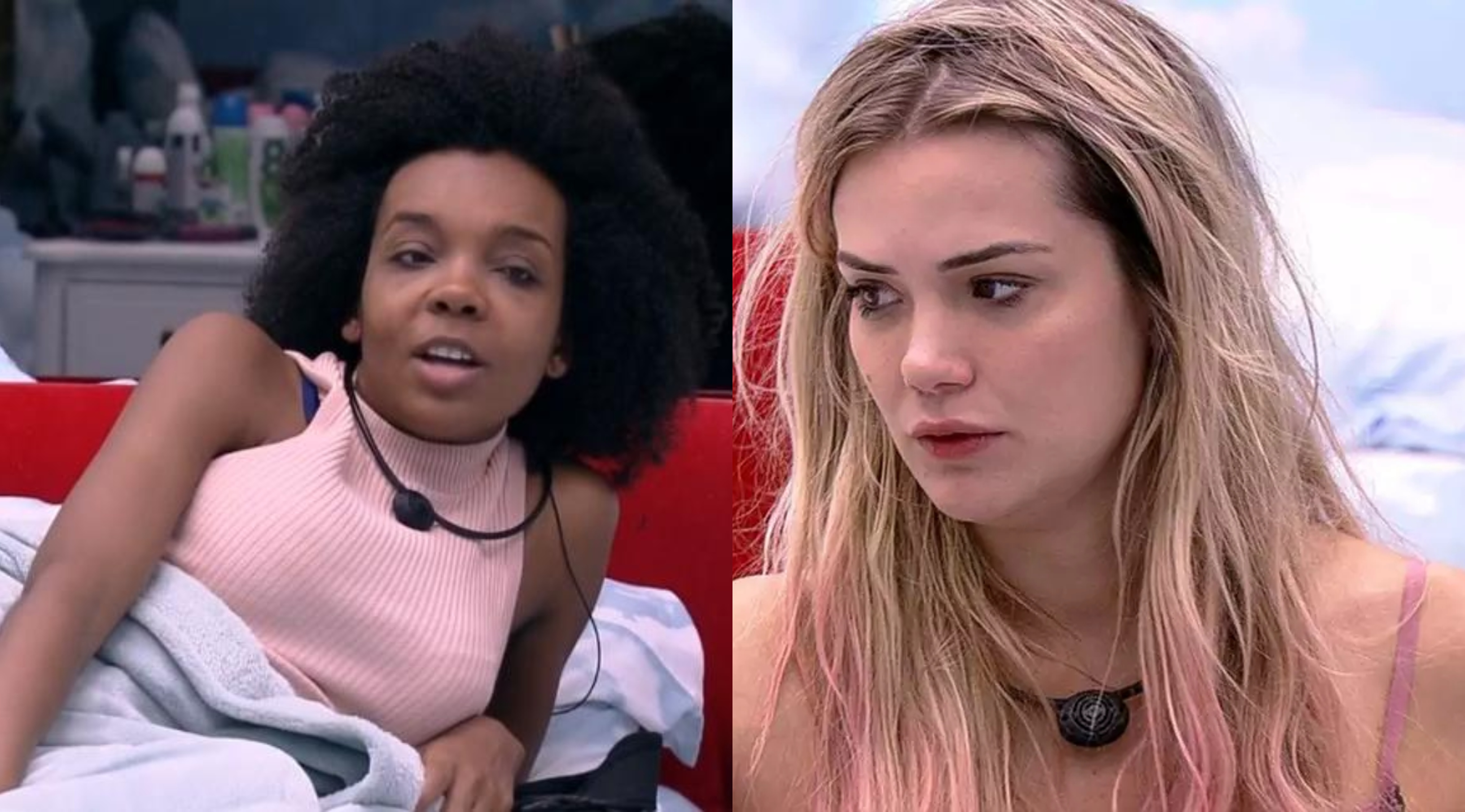 BBB20: Em conversa com Marcela, Thelma dispara: “Não fica mal de escolher entre eu e a Gizelly”