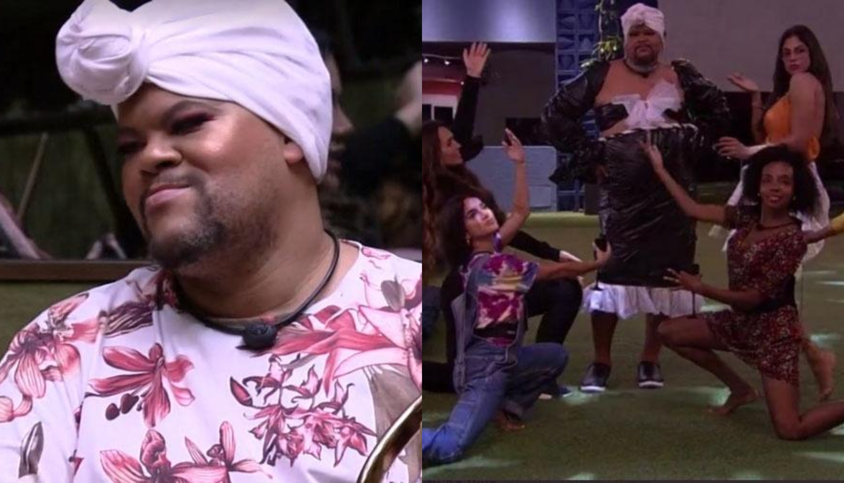 BBB20: Babu é transformado em drag queen por sisters e faz performance glamourosa