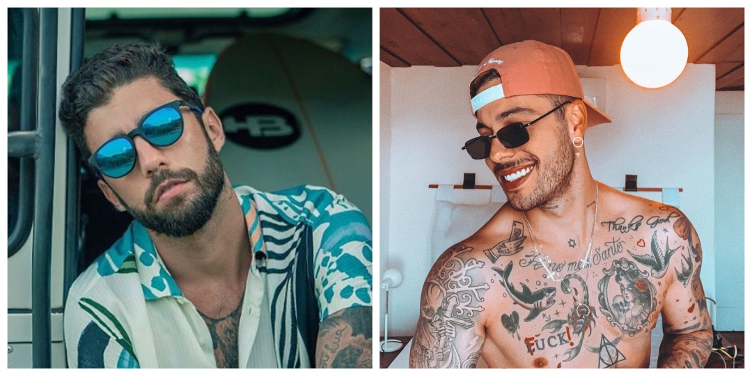 A internet não perdoa! Pedro Scooby pinta o cabelo de rosa e é comparado com novo affair de Anitta