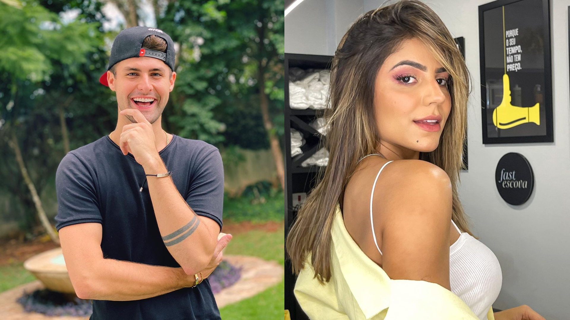 Estão juntos? Rezende posta foto com Hariany Almeida e amigos ‘shippam’ o casal