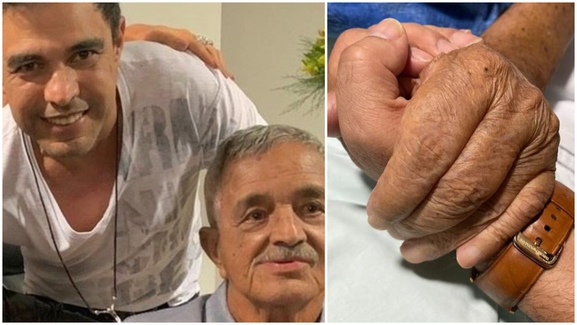 Zezé Di Camargo lamenta morte do pai, Francisco: “Peço perdão pela tristeza que estou sentindo agora, porque sei que minha dor também é sua”