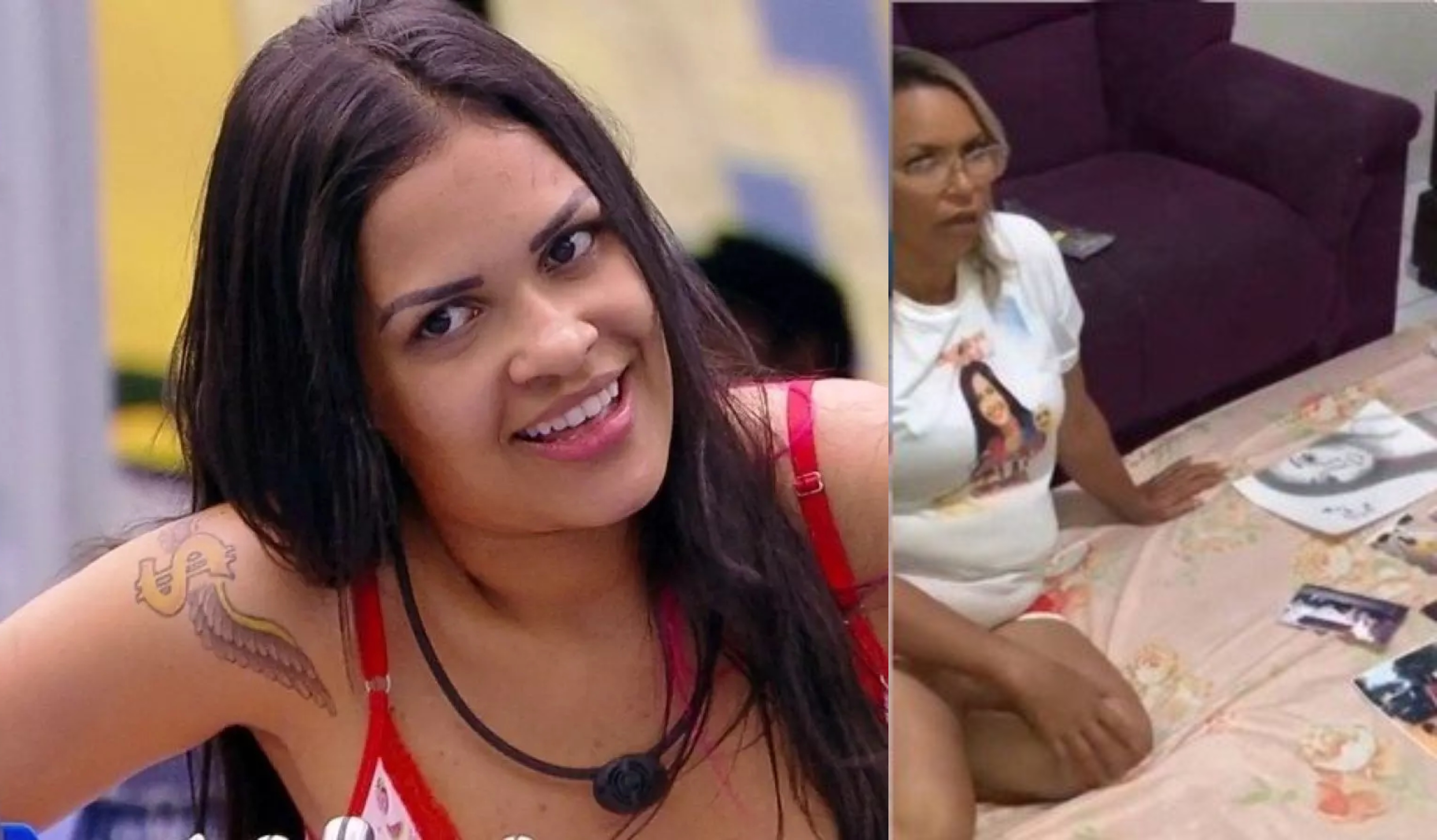 BBB20: Mãe de Flayslane mostra casa e revela que cantora dorme em colchão na sala
