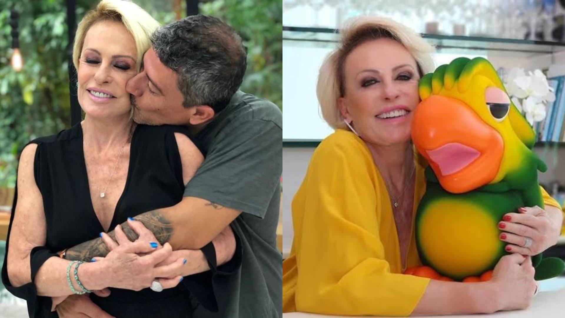 Ana Maria Braga se emociona ao homenagear Tom Veiga e Louro José no ‘Mais Você’
