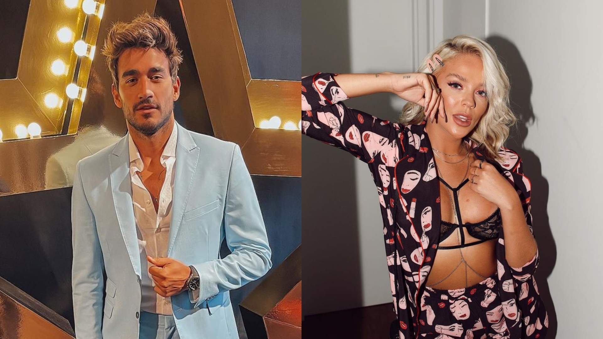 Gui Napolitano e Gabi Lopes trocam beijos na festa de Virgínia Fonseca