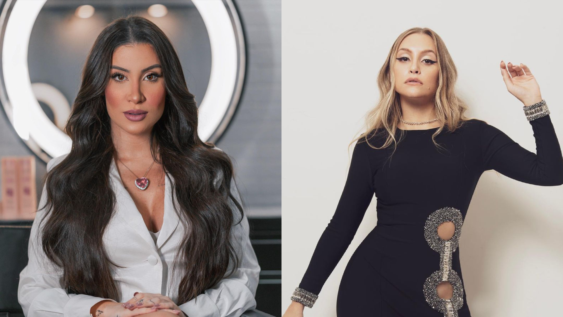 Com o barrigão à mostra, Bianca Andrade recebe elogio de Carla Diaz