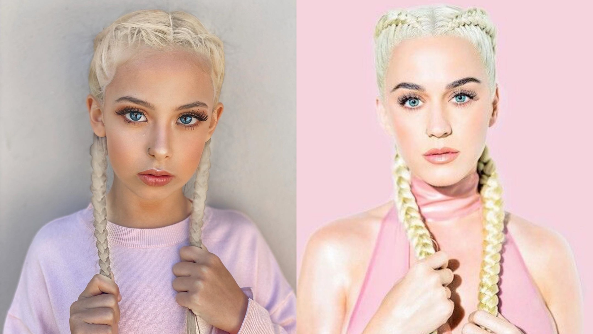 Surpreenda-se com a semelhança da influenciadora de 10 anos que se maquia inspirada em famosas