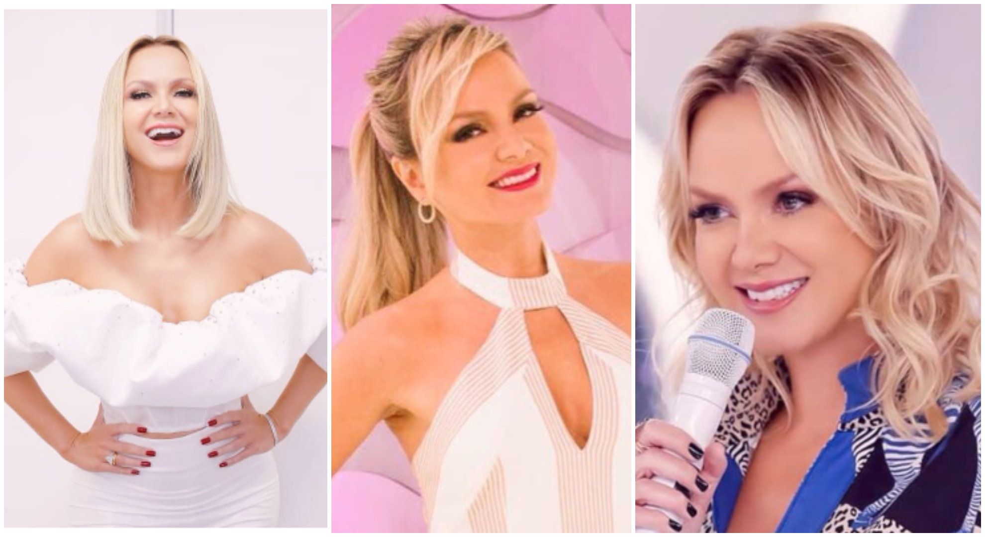 Loiro perolado ou dourado? Longo ou curto? Inspire-se na versatilidade dos fios de Eliana – e aprenda a fazer o Messy Hair ostentado pela apresentadora