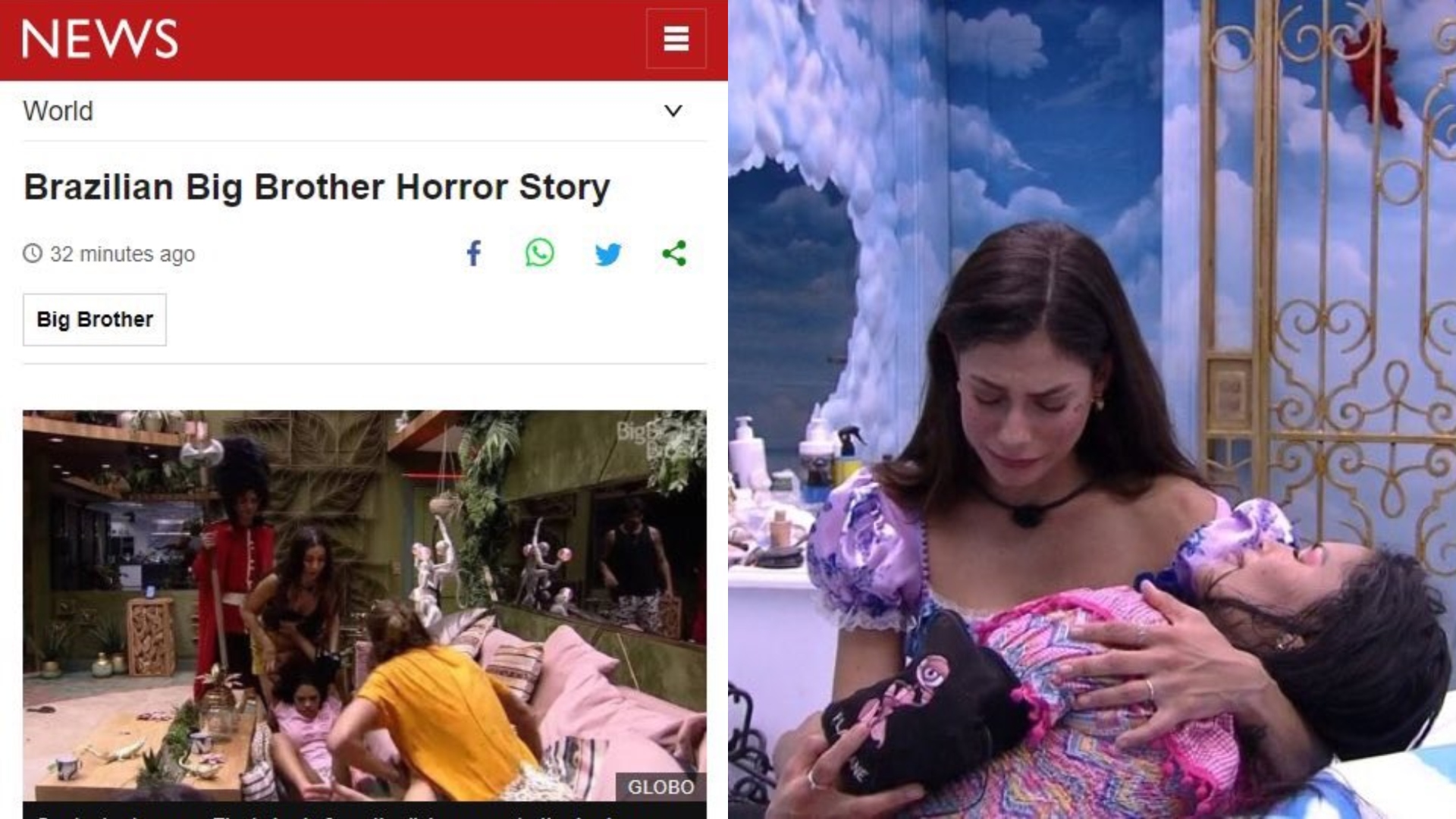 O AUGE! Veículo de comunicação gringo noticiou que Flayslane morreu no BBB20