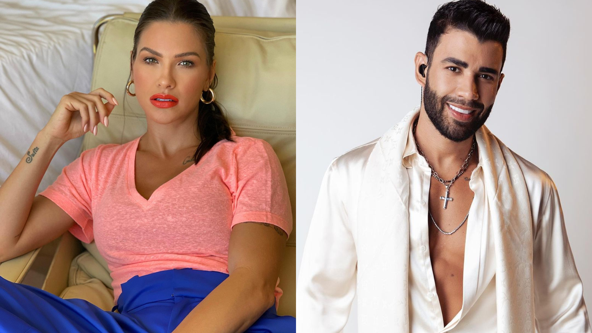 Andressa Suita esclarece motivo de Gusttavo Lima ter embarcado em viagem internacional sozinho