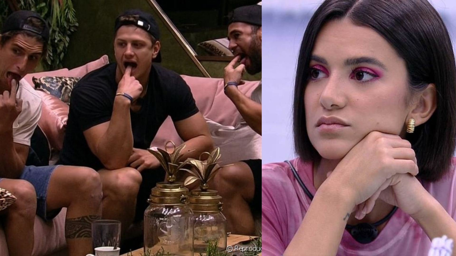 BBB20: Debochada, Manu Gavassi manda recado para ex-brothers: “Beijo para os três”