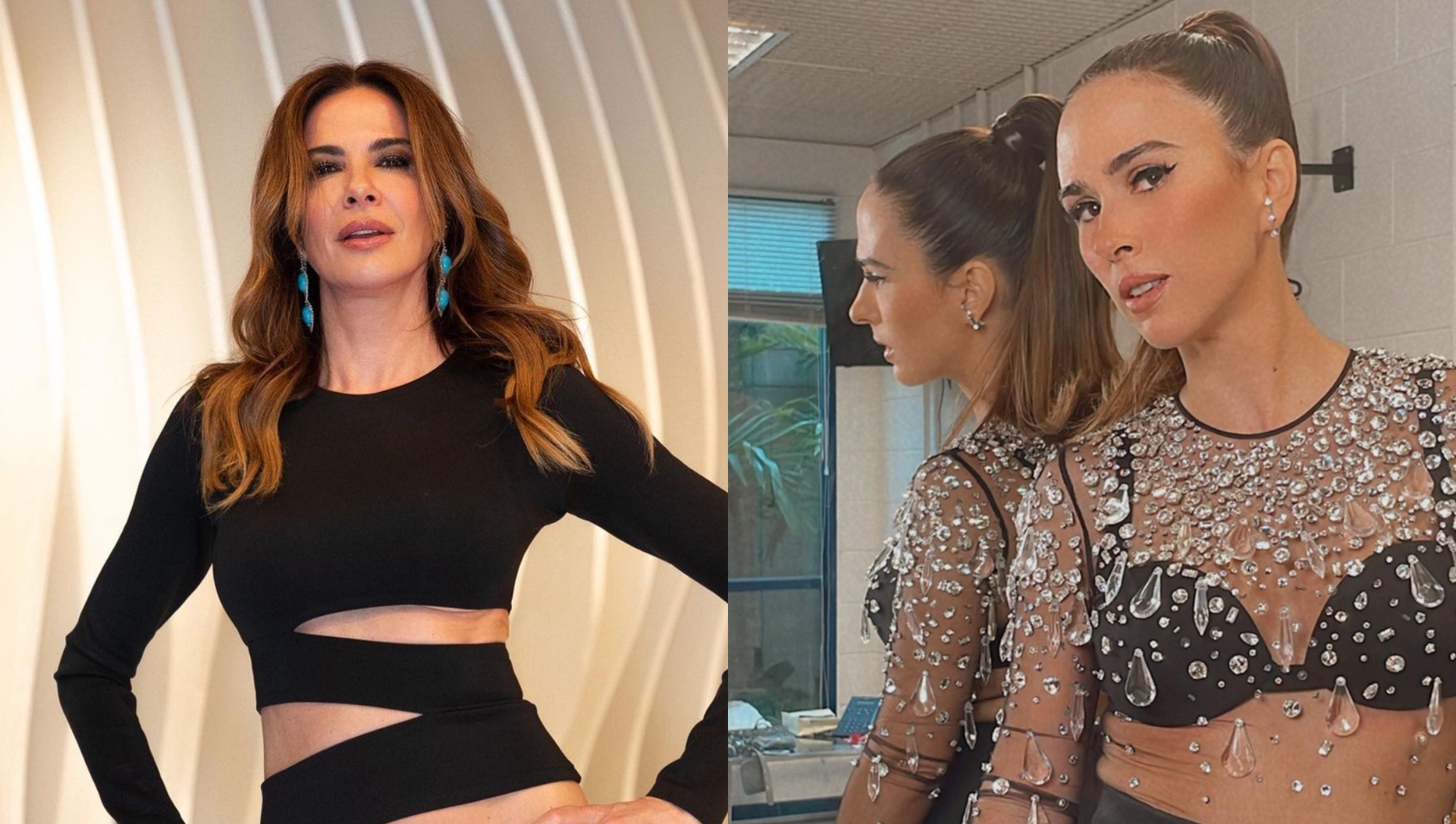 Luciana Gimenez se incomoda com piada de Tata Werneck e a impede de exibir a cena