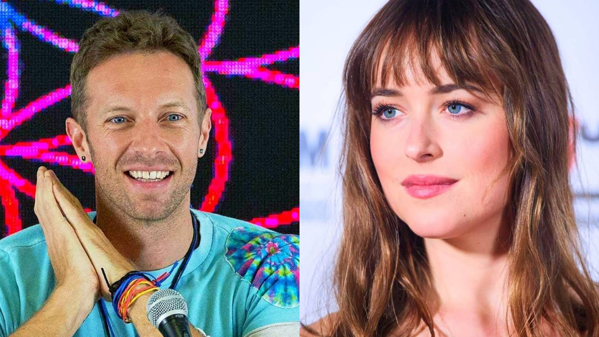 Chris Martins, do Coldplay, se declara para Dakota Jhonson: “Essa é sobre o meu universo e ela está aqui”