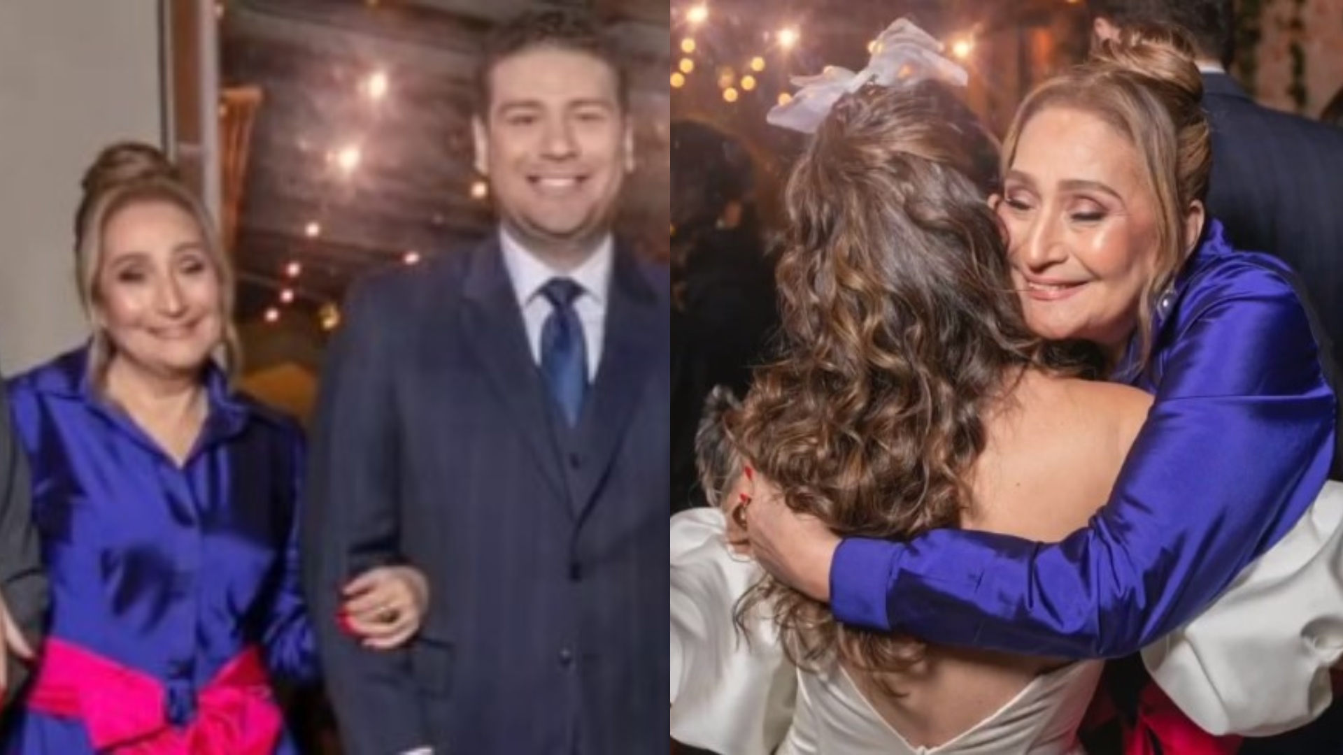 Sonia Abrão casa o filho e faz declaração sobre a nora