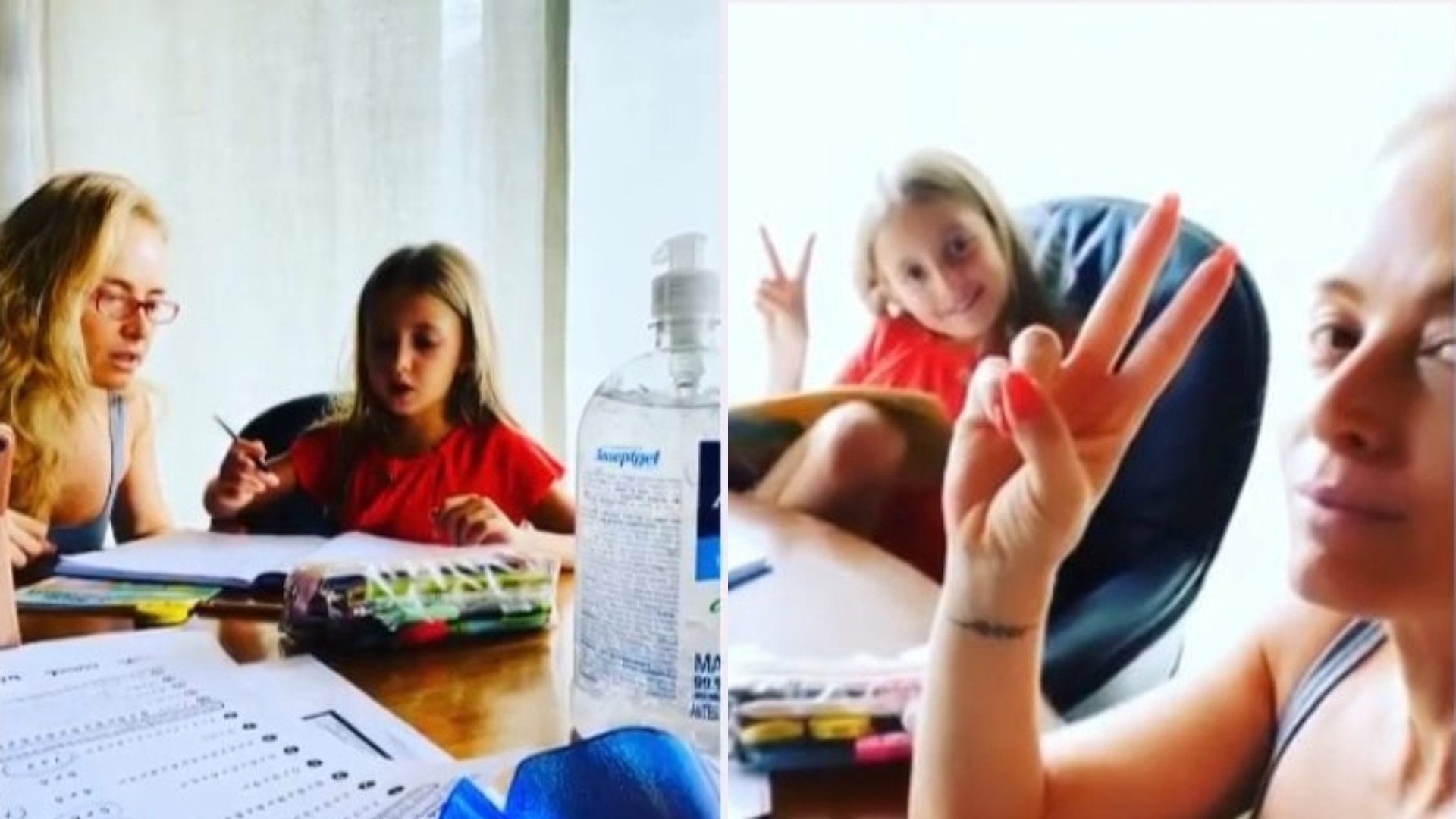 Angélica mostra estudo com os filhos durante quarentena e pedagoga explica a importância familiar neste momento delicado