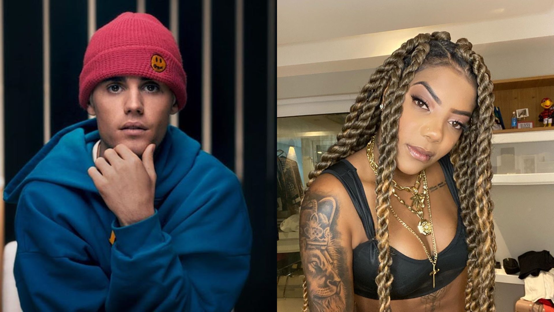 Justin Bieber compartilha vídeo de Ludmilla dançando e ela fica eufórica