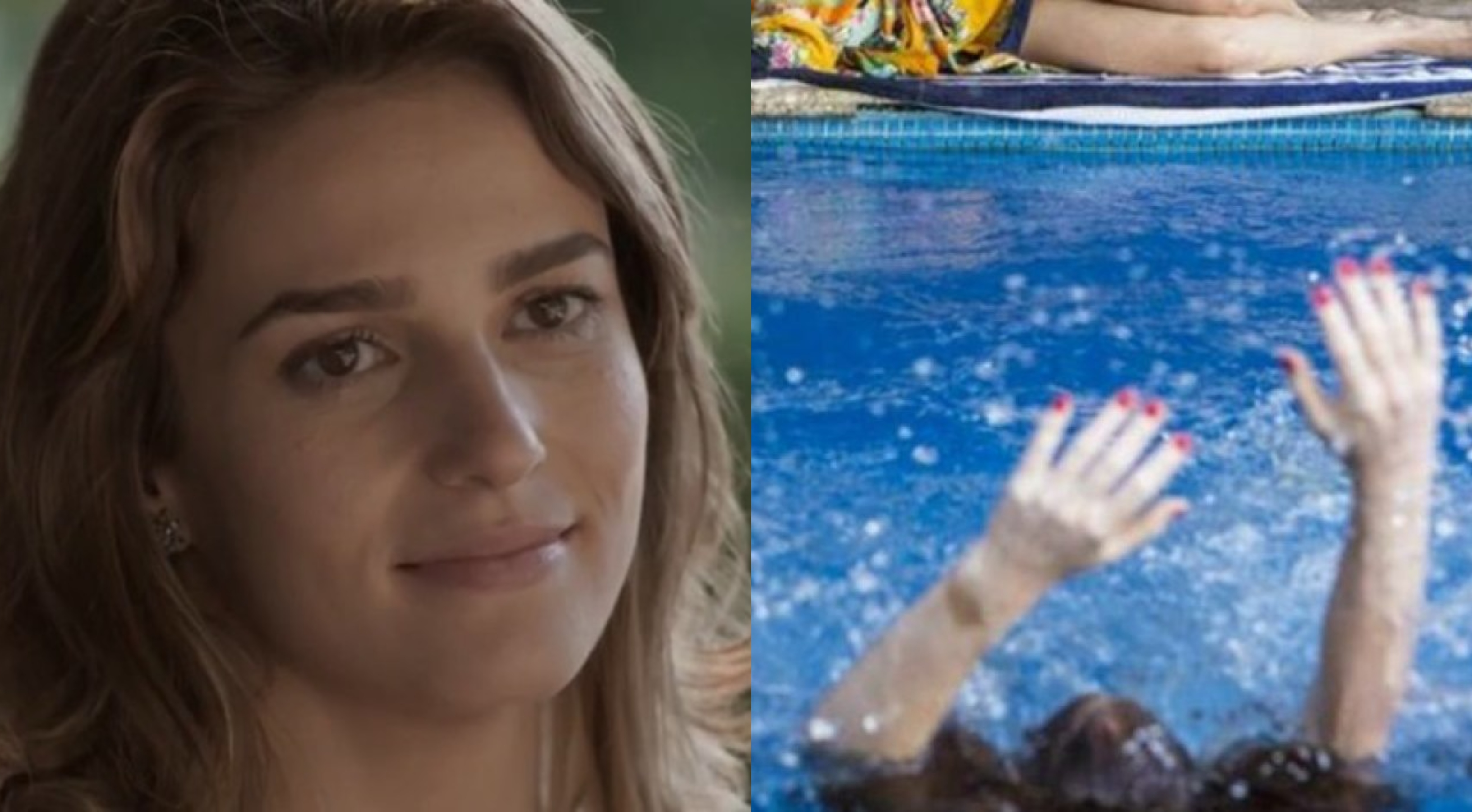 Totalmente Demais: Sofia empurra Eliza na piscina para tentar matá-la afogada na frente da família