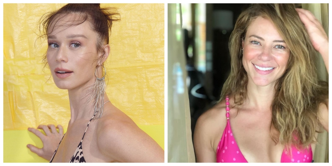 Beleza em dose dupla! Mariana Ximenes relembra clique com Paolla Oliveira e se derrete pela atriz