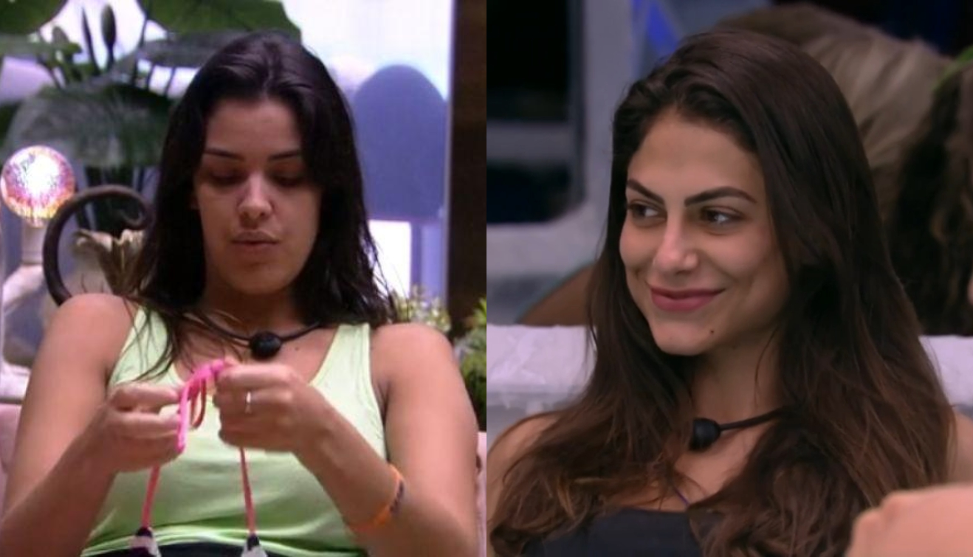 BBB20: No paredão, Ivy incentiva Mari: “Se eu sair, você ganha isso aqui”